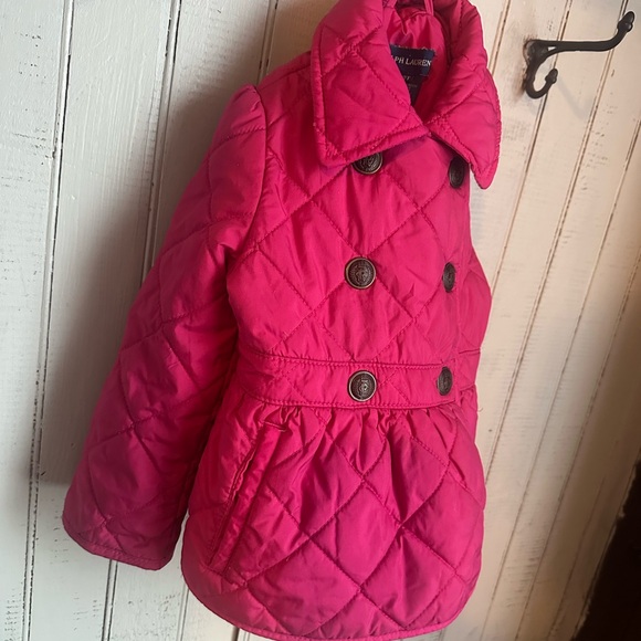 The Raspberry Ralph Lauren 2T Puffer Double Button Coat - Picture 1 of 6